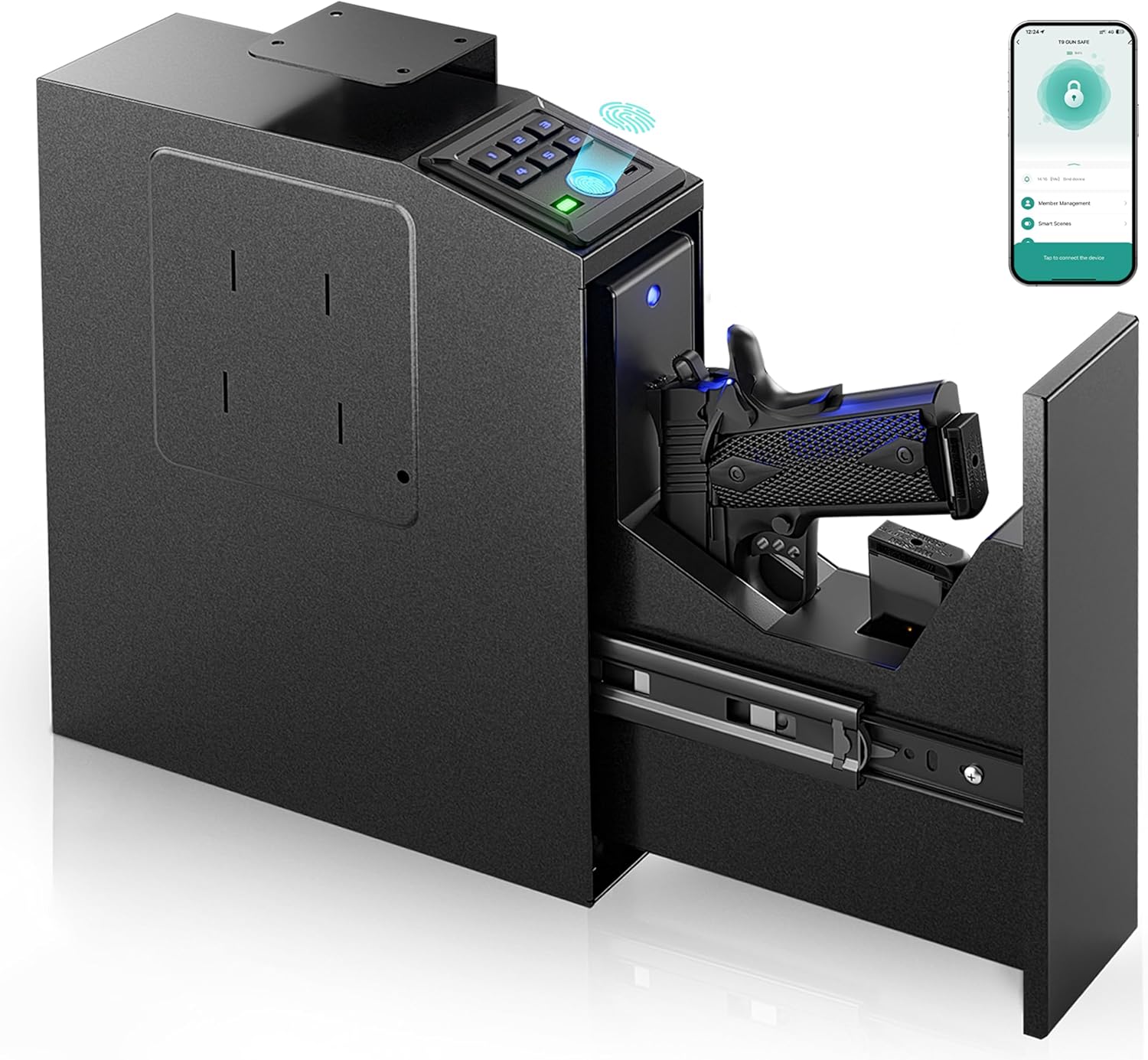 ORARAER Biometric Slider Gun Safe